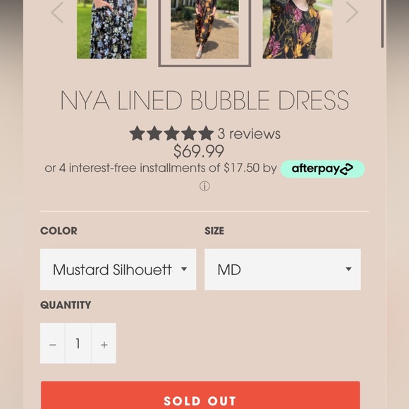 Pending 💛💜Bus Lined Bubble dress💜💛 - Picture 3 of 4